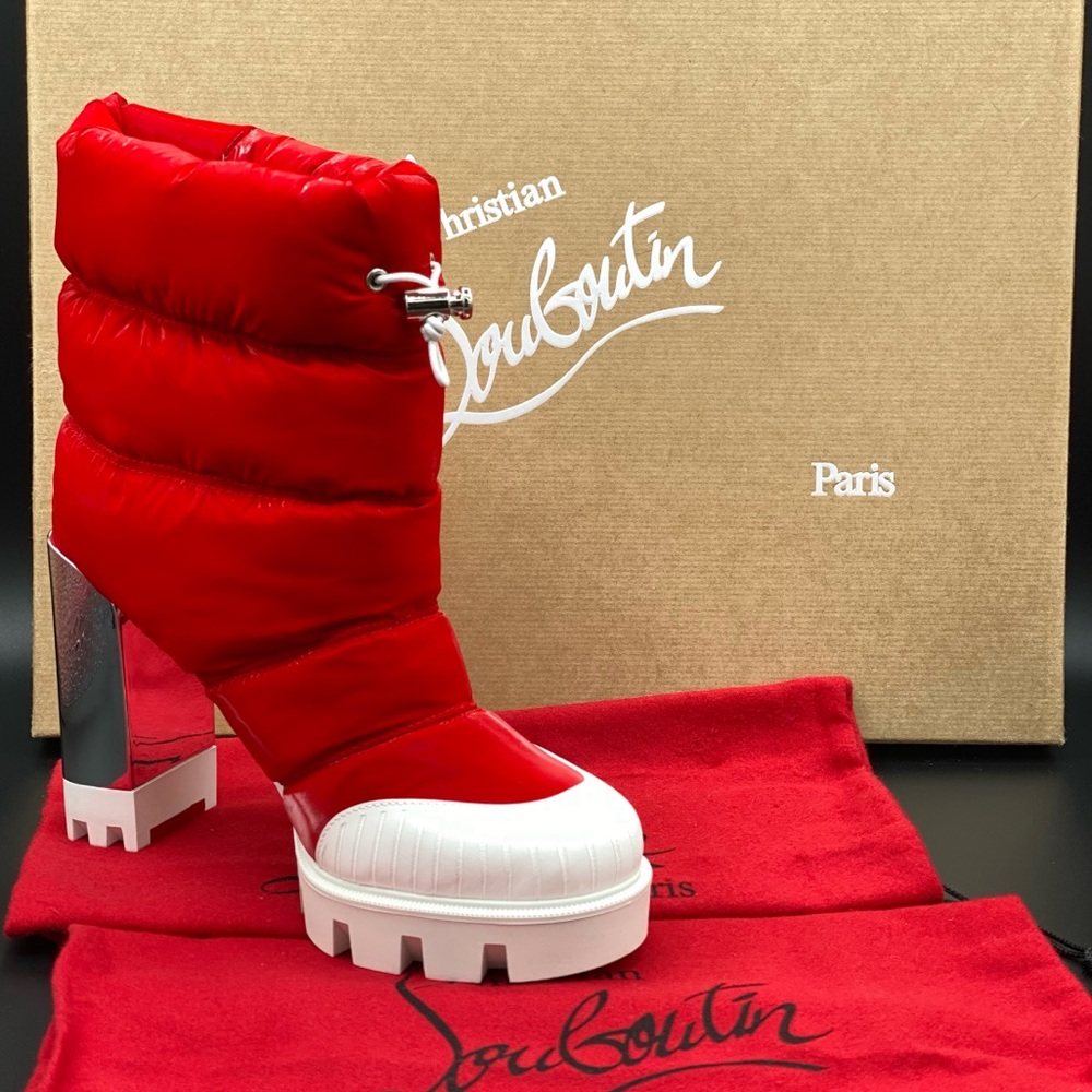 100% AUTHENTIC, BRAND NEW CHRISTIAN LOUBOUTIN ankle boots - Picture 2 of 7